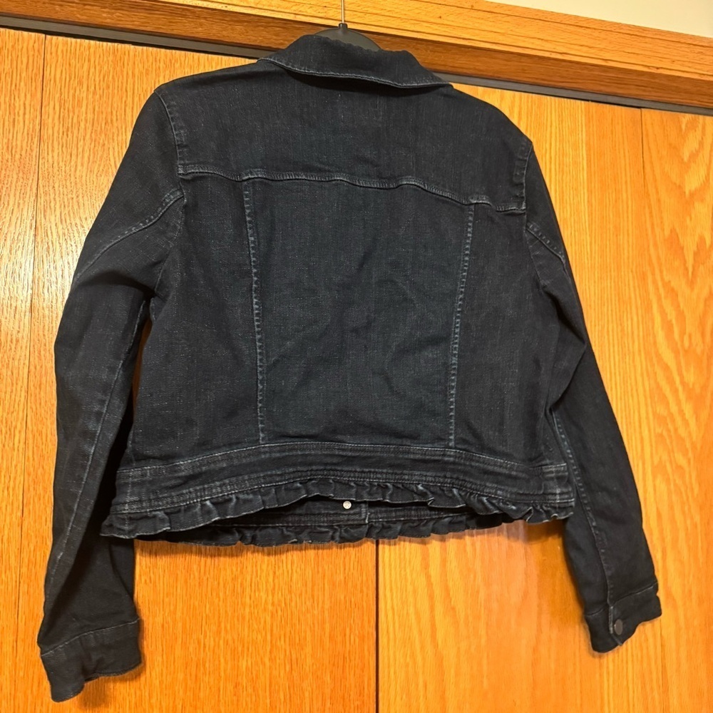Elle Women's Dark Blue Denim Jacket - Picture 4 of 4